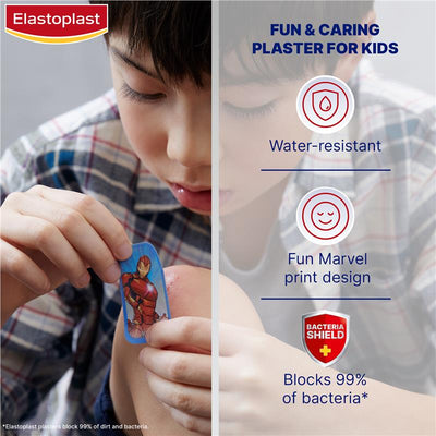 Elastoplast Disney Character Strips Marvel - 20 Pack