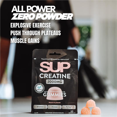SUP Creatine Gummies Peach - 35 Count