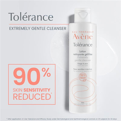 Avene Tolerance Extremely Gentle Cleanser 200ml - Ideal for Hypersensitive Skin