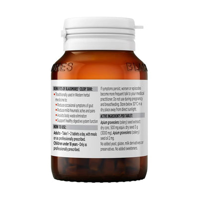 Blackmores Celery 3000 Tablets – Joint & Gout Support, 50 Count