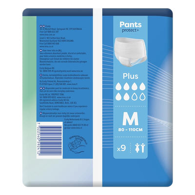 TENA Protect+ Incontinence Pants Medium 9-Pants, Unisex, Superior Leak Protection