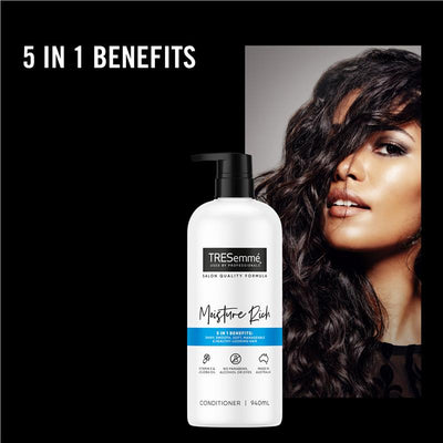 Tresemme Moisture Rich Conditioner 940ml - Ultimate Hydration for Dry Hair