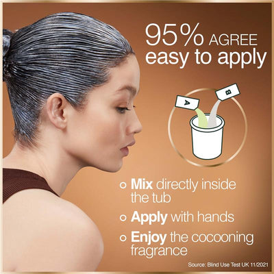 Garnier Good Hair Colour 6.0 Mochaccino Brown - 90% Natural Formula