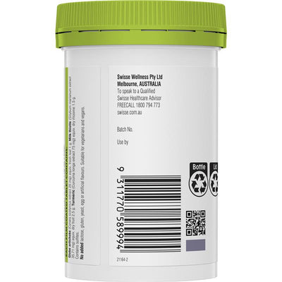 Swisse Ultiboost Liver Detox Tablets with Milk Thistle & Turmeric, 120