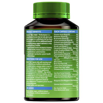 Cenovis Men's Multivitamin + Performance Support - 50 Capsules