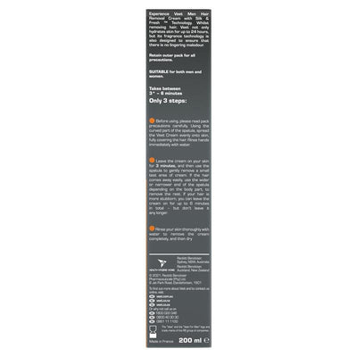 Veet For Men Hair Removal Cream for Normal Skin 200ml - Effortless Hair Removal