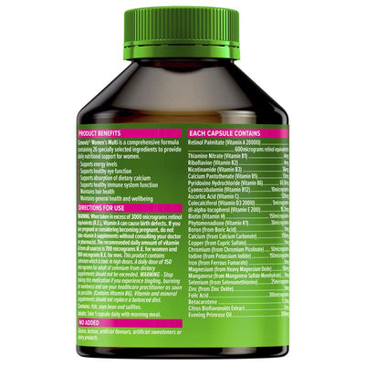 Cenovis Women's Daily Multivitamin & Mineral Capsules - 100