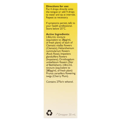 Bach Rescue Remedy 20ml Liquid - Natural Stress Relief