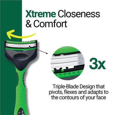 Schick Xtreme 3 Sensitive Men's Disposable Razors - 4 Pack