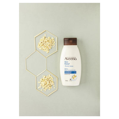 Aveeno Skin Relief Fragrance-Free Body Wash 354ml for Sensitive, Dry Skin