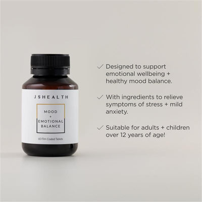 JSHEALTH Mood Balance with Saffron – 60 Tablets