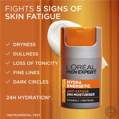 L'Oreal Men Expert Hydra Energetic Daily Moisturiser - 50ml