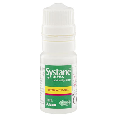Systane Ultra Preservative-Free Lubricant Eye Drops 10ml - Fast Relief for Dry Eyes
