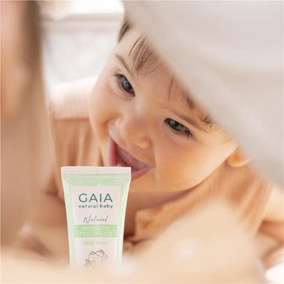 Gaia Natural Baby Probiotic Toothpaste Mild Mint 50g - Fluoride-Free Oral Care