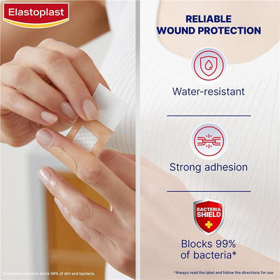 Elastoplast Flexible Fabric Strips - 100 Pack for Comprehensive Care