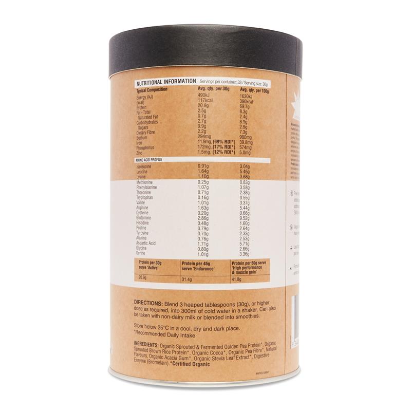 Amazonia RAW Protein Isolate Choc Coconut 1kg - Delicious Plant-Based Protein-Auzzi Store