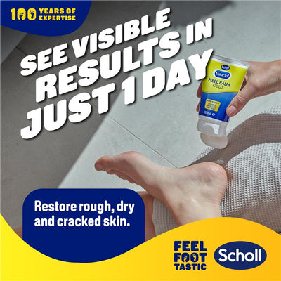 Scholl Eulactol Gold Heel Balm 120ml for Dry, Cracked Skin – Diabetic & Podiatrist Approved