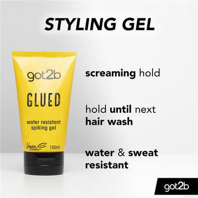 Got2b Glued Gel 150ml - Extreme Hold for Bold Styles
