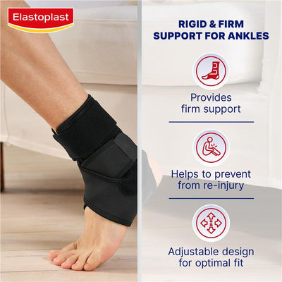 Elastoplast Protective Ankle Stabiliser - Adjustable Support