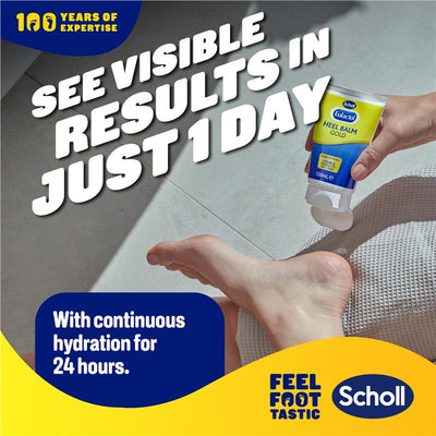 Scholl Eulactol Heel Balm Gold Twin Pack 2x120ml – 25% Urea, Fast Absorption