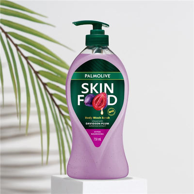 Palmolive Skin Food Body Wash Cream with Quandong Peach 750ml
