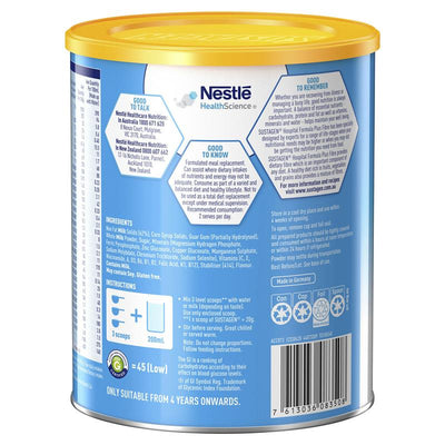 Sustagen Hospital Formula Plus Fibre Vanilla Nutritional Supplement 840g