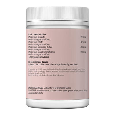 Fusion Magnesium Advanced Glycinate Supplement - 240 Tablets