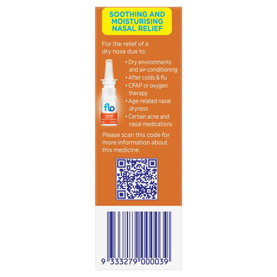 FLO Nozoil Nasal Spray - 15ml Natural Nasal Moisturizer