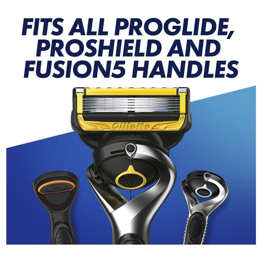 Gillette Fusion ProShield 8 Razor Blade Refills, Precision Trimmer – view 2