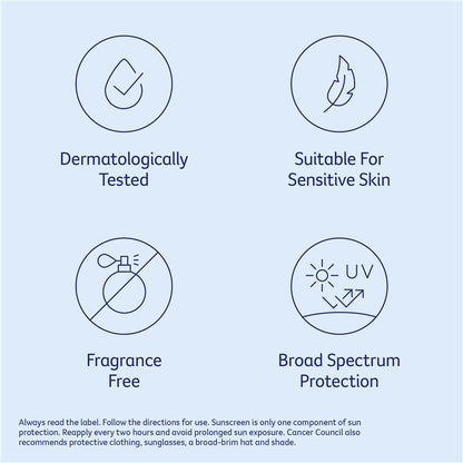 Cancer Council SPF 50+ Sensitive Sunscreen Pump - 200ml - Auzzi Store