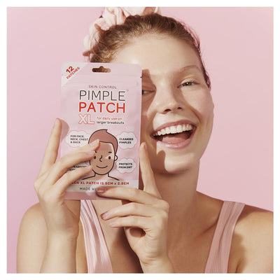 Skin Control Pimple Patch XL - 12 Pack for Effective Acne Treatment