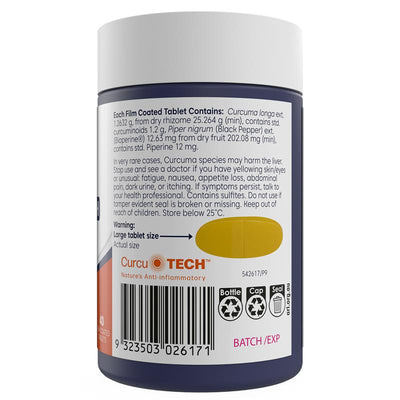 Bioglan Curcumin 1200mg Double Strength with BioPerine - 40 Tablets