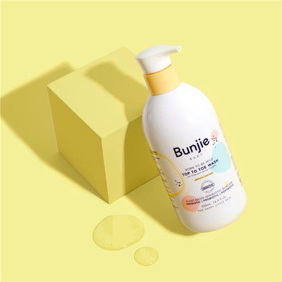 Bunjie Baby Top To Toe Hair And Body Wash 500ml - Gentle Plant-Based Care