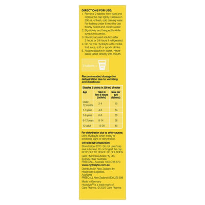 Hydralyte Electrolyte Effervescent Tropical 20 Tablets - Hydration Made Easy