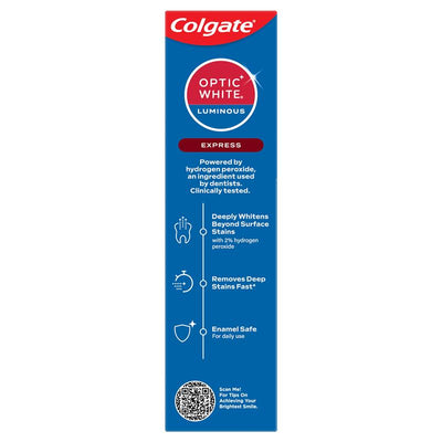 Colgate Optic White Express White Teeth Whitening Toothpaste 85g - Quick Whitening Solution