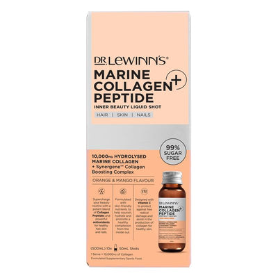 Dr LeWinn's Collagen Inner Beauty Liquid Shot - Orange & Mango - 10 x 50mL