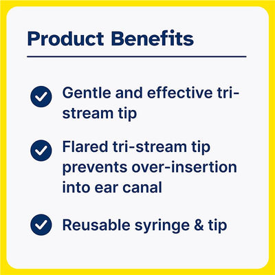 EarClear Ear Syringe - Effective Ear Wax Removal Tool