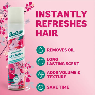 Batiste Eden Dry Shampoo 200ml - Effortless Hair Refreshment
