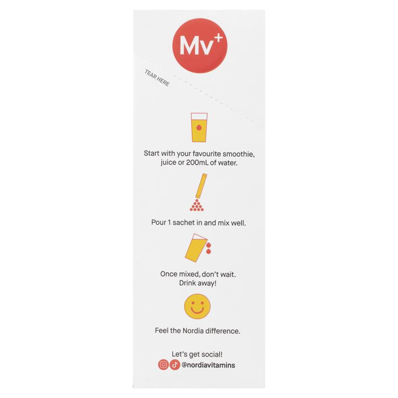 Nordia Multivitamin & Mineral Powder, 28 Unflavoured Sachets