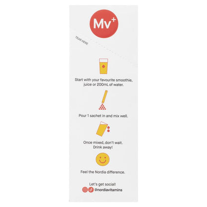 Nordia Multivitamin & Mineral Powder, 28 Unflavoured Sachets