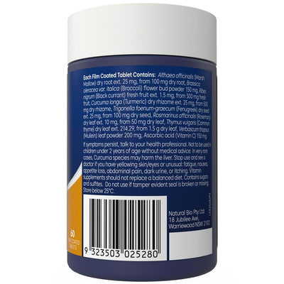 Bioglan Lung Clear - 60 Tablets