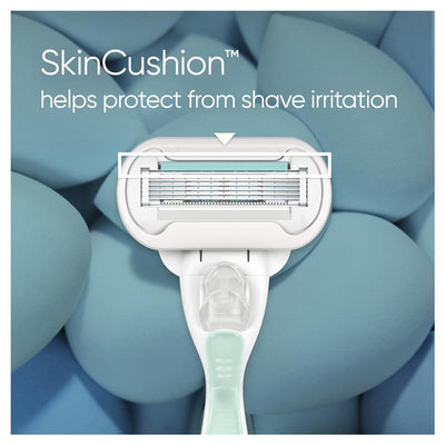 Gillette Venus Smooth Sensitive Razor Handle + 2 5-Blade Aloe Refills