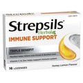 Strepsils Herbal Immune Support Lozenges with Honey & Lemon 16 Pack