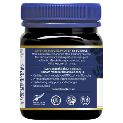 Manuka Health MGO115+ UMF6 Certified Manuka Honey 250g