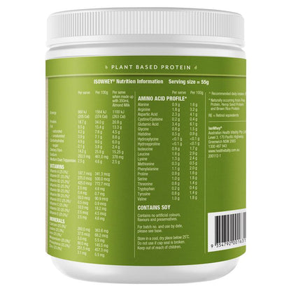 IsoWhey Plant-Based Meal Replacement Shake Chocolate - 550g