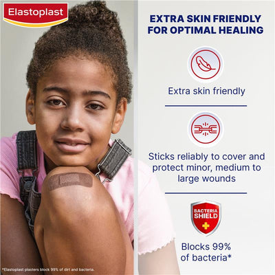 Elastoplast Sensitive Skin Tone Plasters - 20 Dark for Sensitive Skin