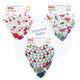 Nuby Muslin Bandana Bib with Teething Corner - Girl 2 Pack – view 3 - Auzzistore