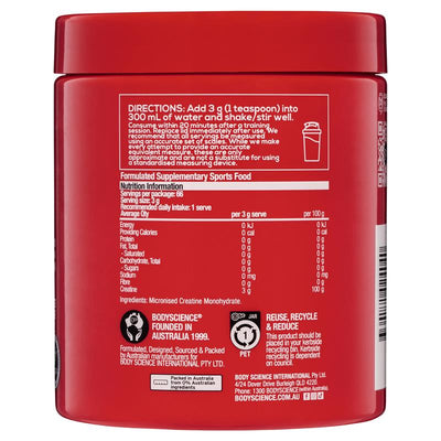 BSc Pure Creatine 200g - Premium Natural Muscle Strength Enhancer