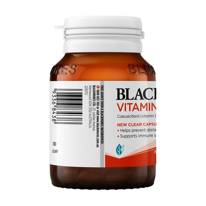 Blackmores Vitamin D3 1000 IU Capsules - 60 for Bone & Immune Health
