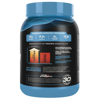 Vital Strength High Protein Vanilla 750g - Essential Post Workout Fuel